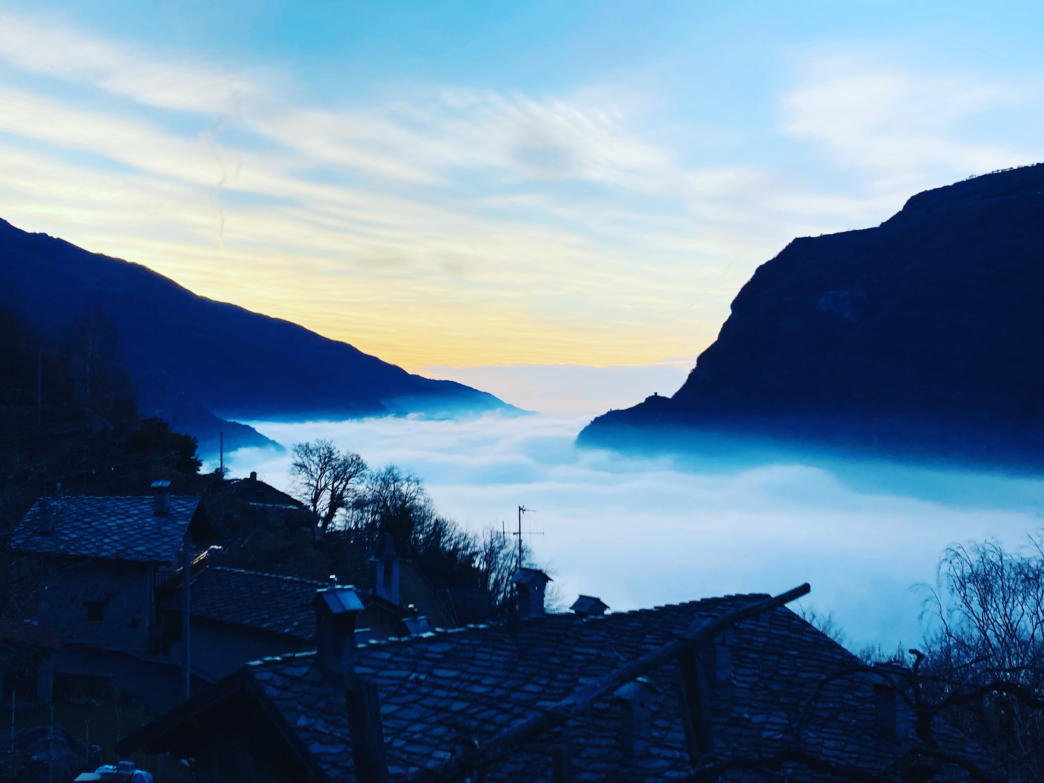 Panorama montagne valdostane